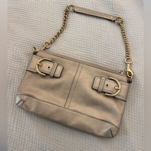 Coach gold soho bag